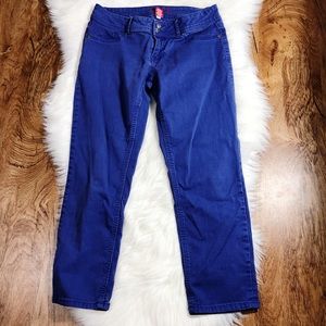 Elle Paris purple ankle jeans